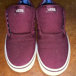 Maroon Vans